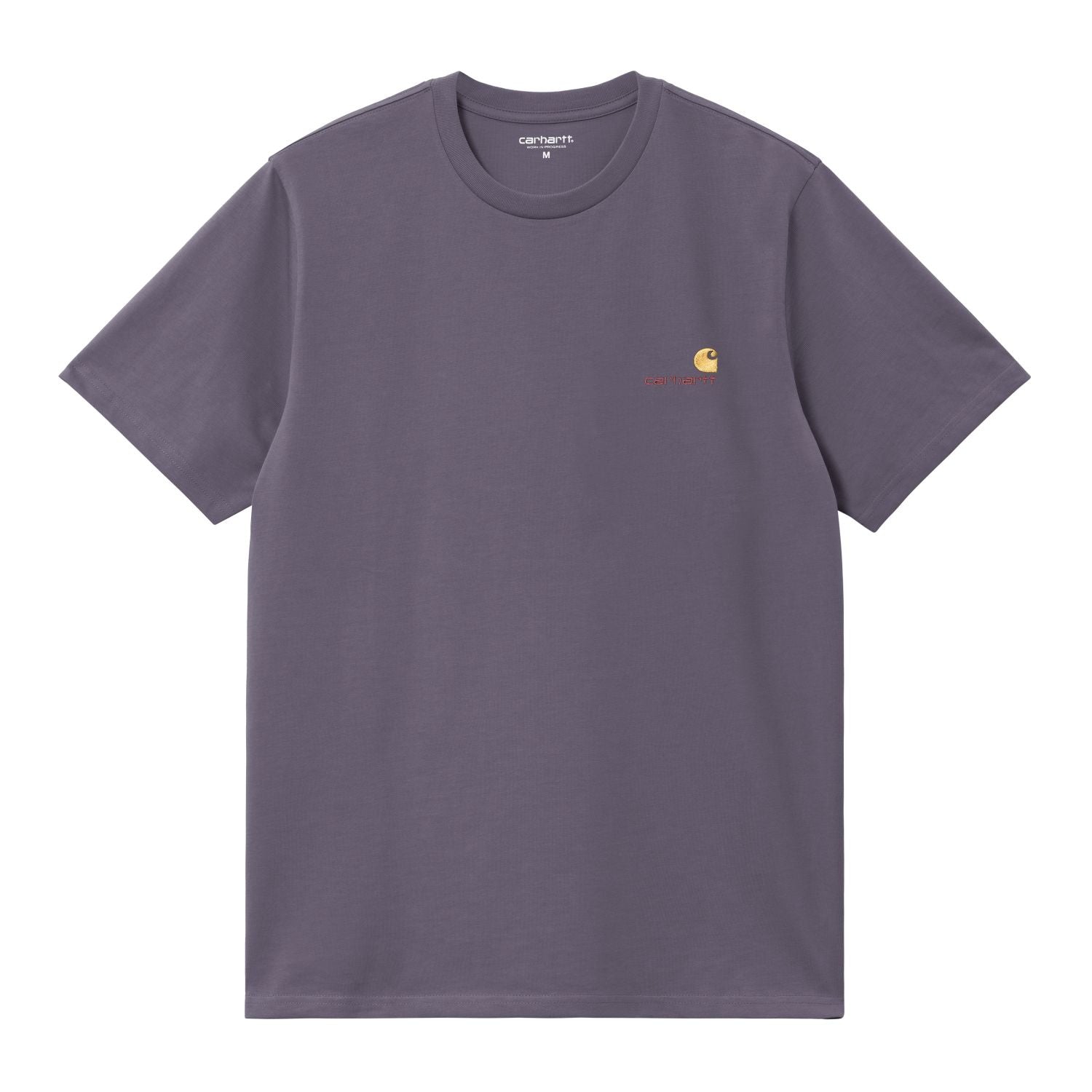 Carhartt WIP American Script T-shirt Paars
