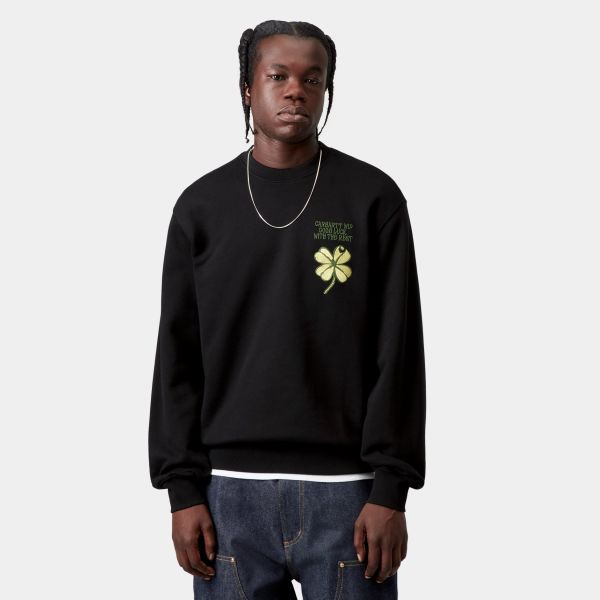 Carhartt WIP Clover Sweater Zwart