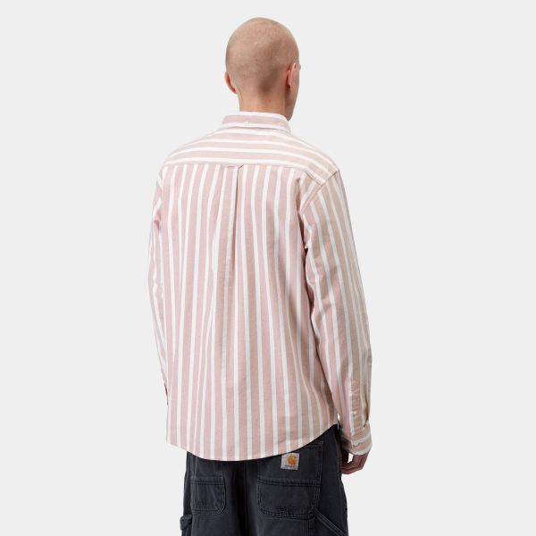 Carhartt WIP Deven Overhemd Rood/Wit