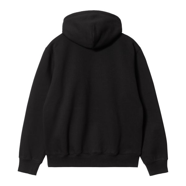 Carhartt WIP Logo Hoodie Zwart