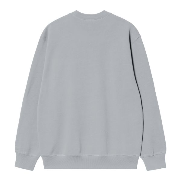 Carhartt WIP Logo Sweater Grijs