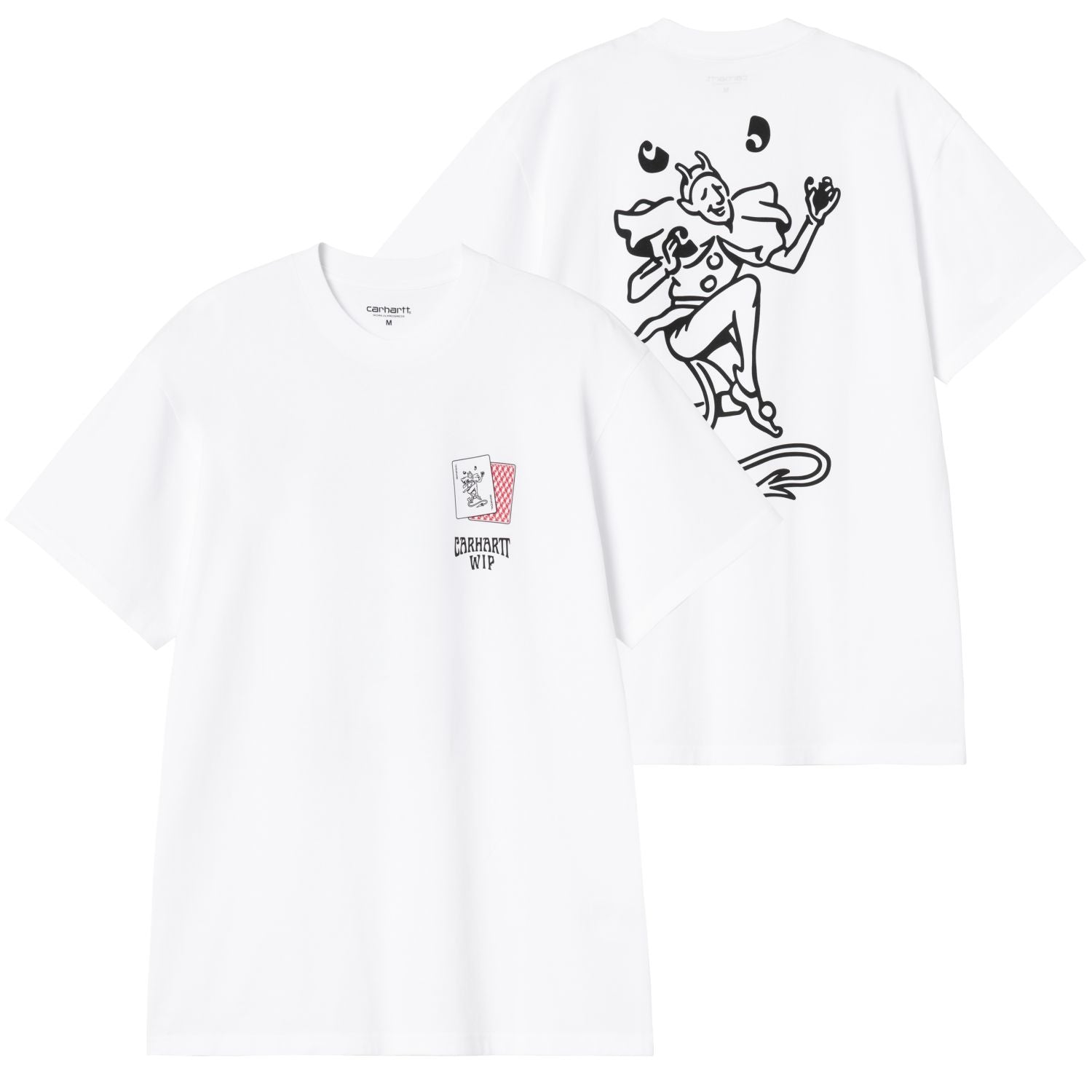 Carhartt WIP Playing Cards T-shirt Wit