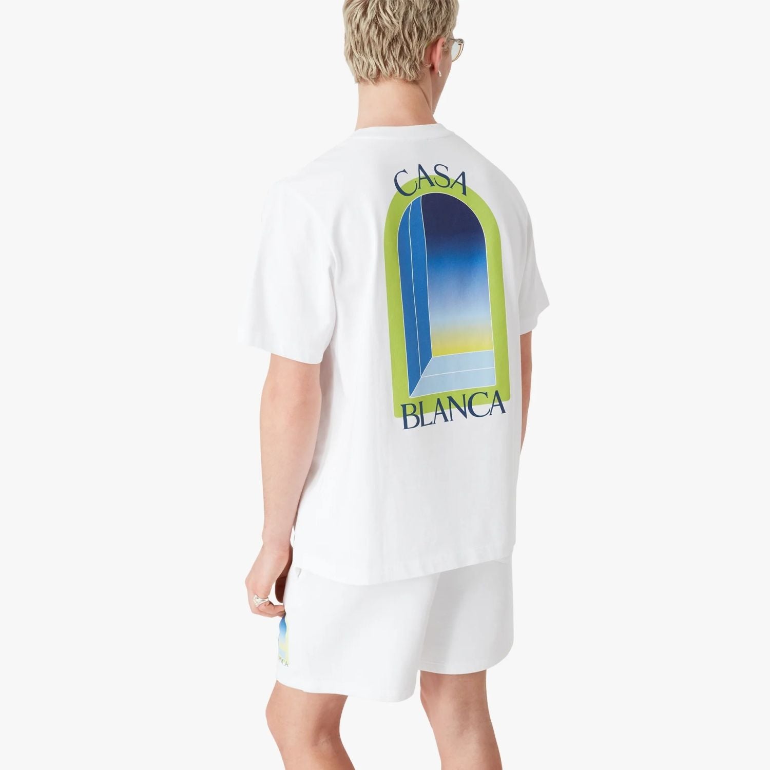Casablanca Arches T-shirt Wit