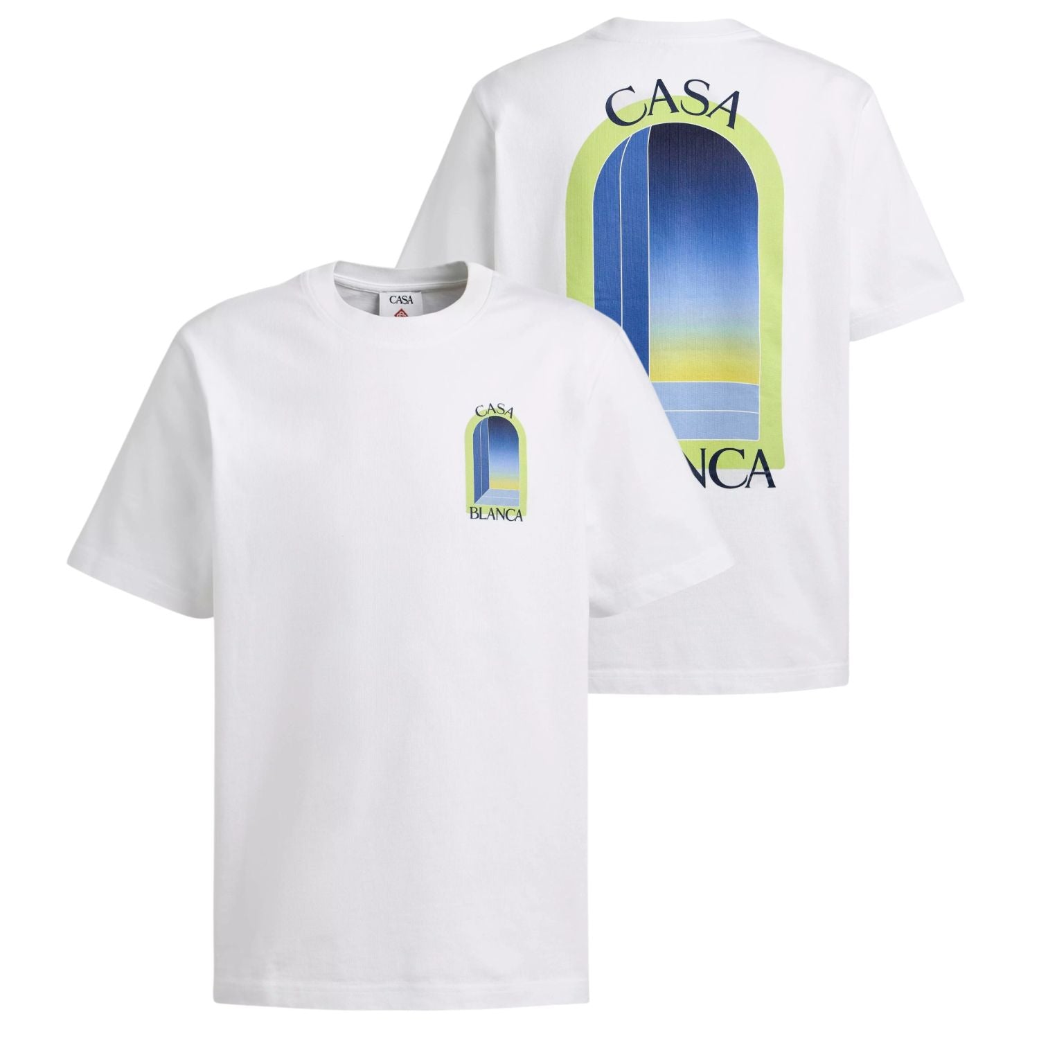 Casablanca Arches T-shirt Wit