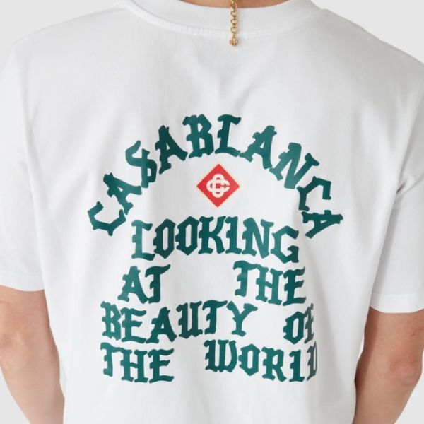 Casablanca Beauty Of The World T-shirt Wit