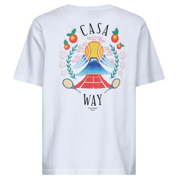 Casablanca Casa Way Mountain T-shirt Wit