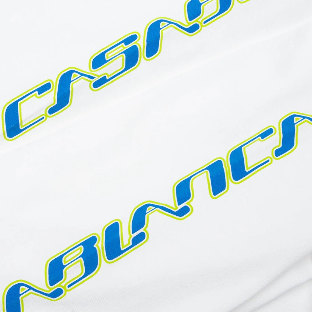Casablanca CC Smile Future Longsleeve T-shirt Wit