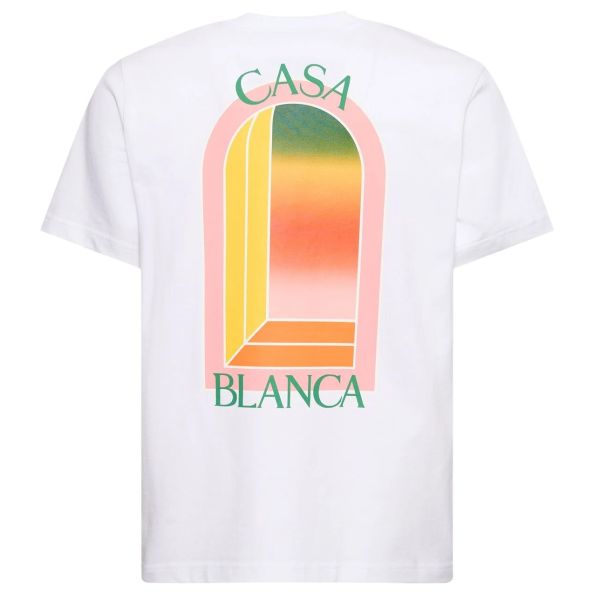 Casablanca Gradient L'Arche T-shirt Wit