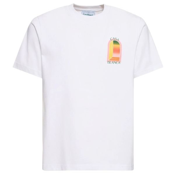 Casablanca Gradient L'Arche T-shirt Wit