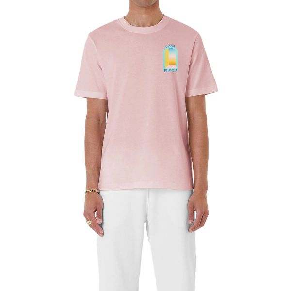 Casablanca L'Arc Colore T-shirt Roze