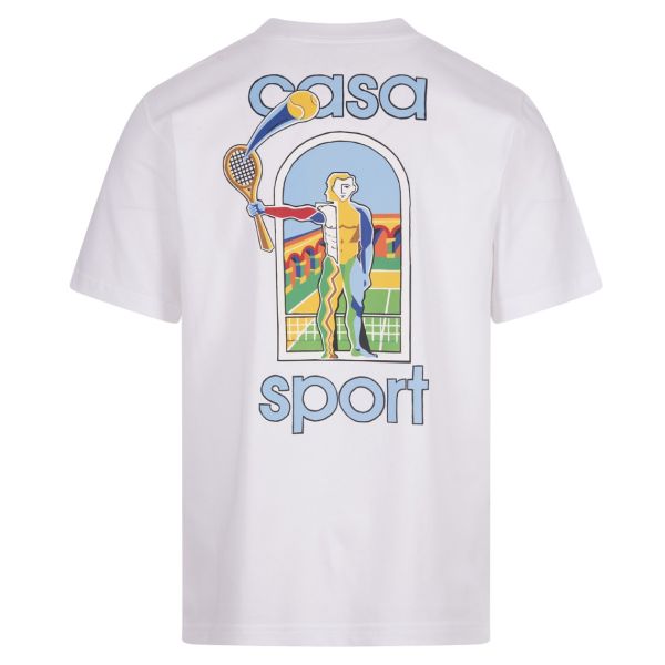 Casablanca Le Jeu Colore T-shirt Wit