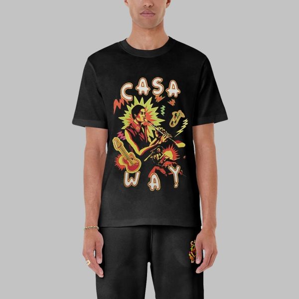 Casablanca Music For The People T-shirt Zwart
