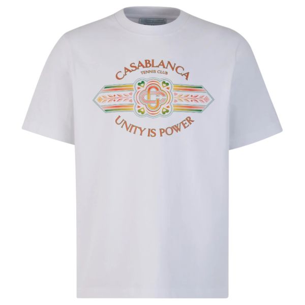 Casablanca Unity Is Power T-shirt Wit