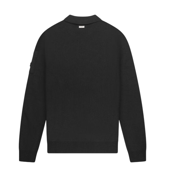 Quotrell Chief Knitted Polo Zwart