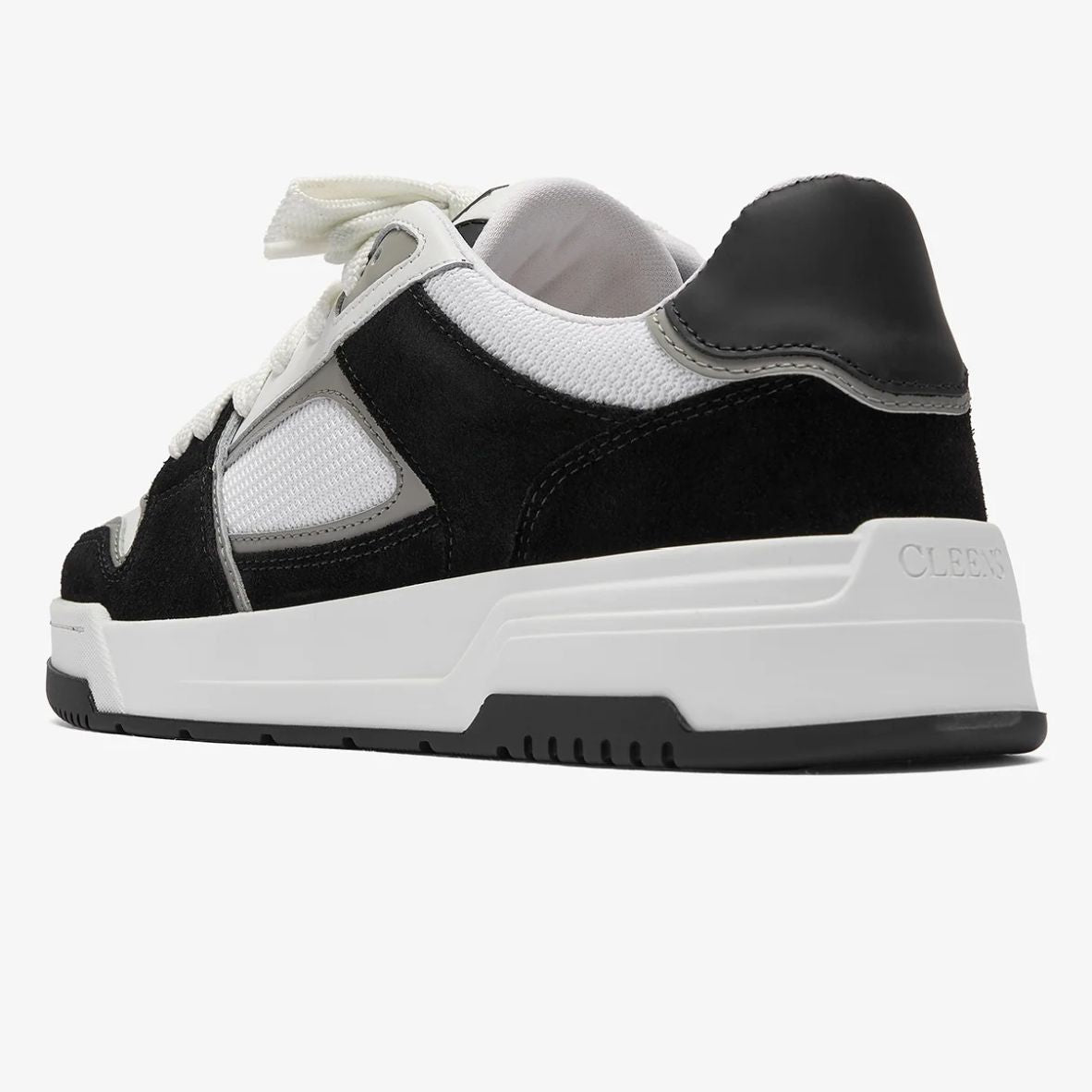 Cleens Lay Up Sneaker Zwart/Wit