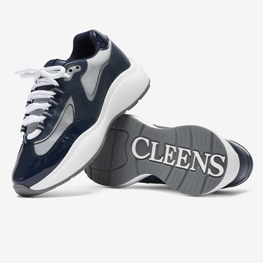 Cleens Podium Sneaker Blauw
