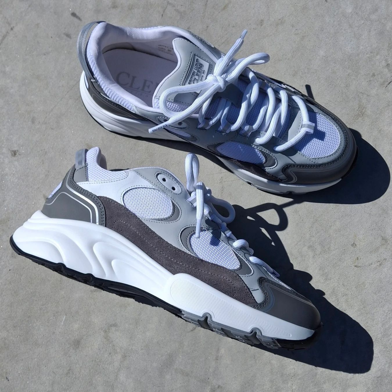 Cleens Pulse Runner Sneaker Grijs