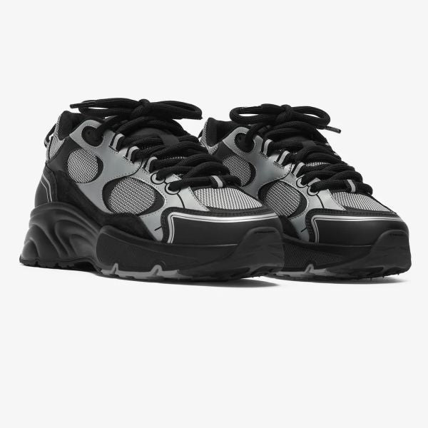 Cleens Pulse Runner Sneaker Zwart/Grijs