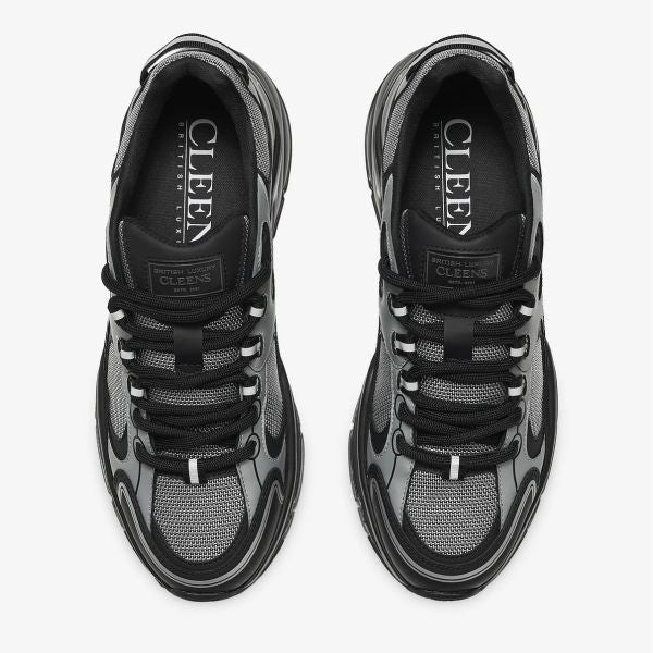 Cleens Pulse Runner Sneaker Zwart/Grijs