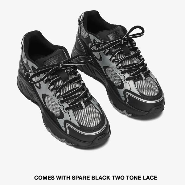 Cleens Pulse Runner Sneaker Zwart/Grijs