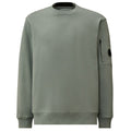 CP Company Diagonal Raised Fleece Lens Sweater Licht Blauw