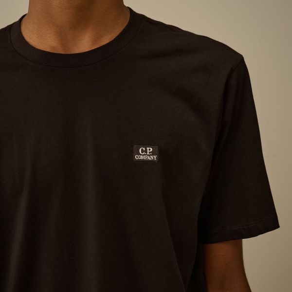 CP Company Logo Patch T-shirt Zwart