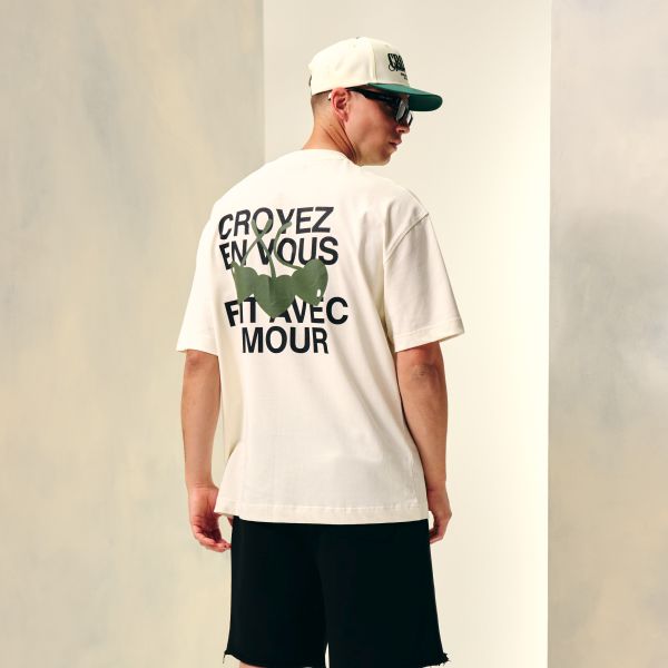 Croyez Amour T-shirt Off White