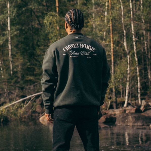 Croyez Artist Club Sweater Donker Groen