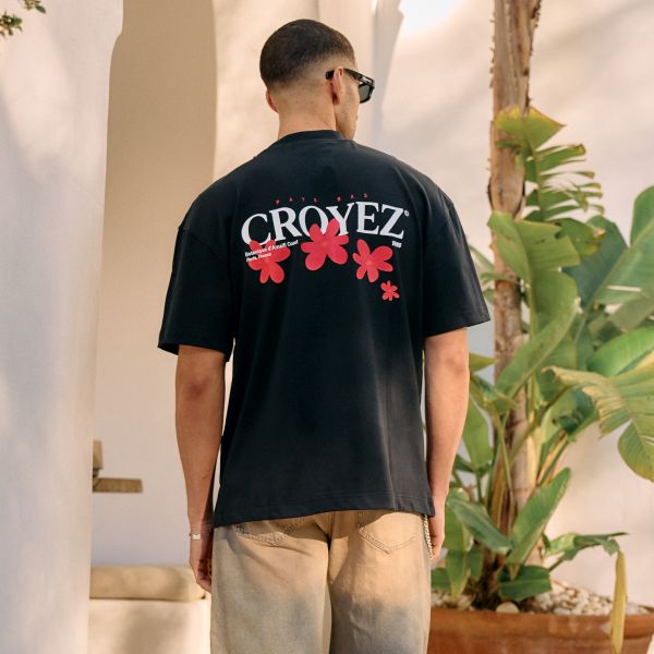 Croyez Botanique T-shirt Zwart/Rood