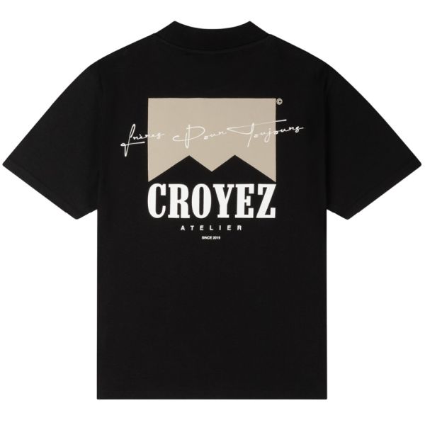Croyez Fumes T-shirt Zwart