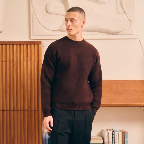 Croyez Gallery Knit Sweater Bordeaux