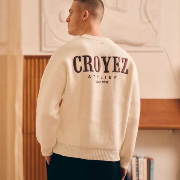 Croyez Gallery Knit Sweater Off White