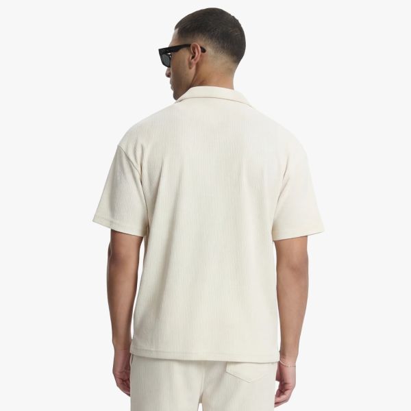 Croyez Plisse Overhemd Off White
