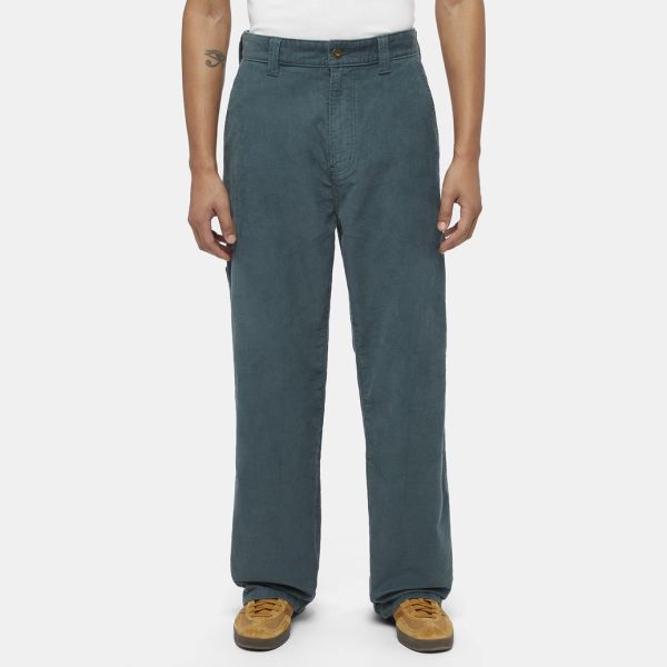 Dickies Corduroy Carpenter Broek Groen