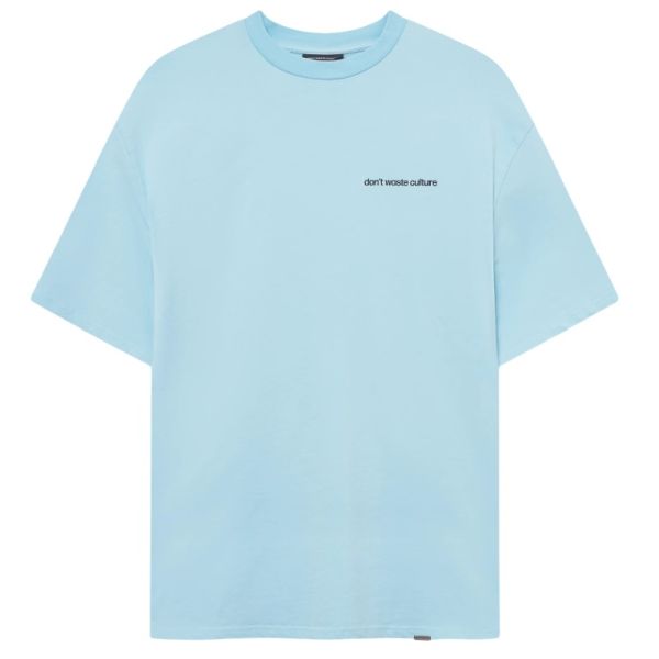 Don't Waste Culture Cleo T-shirt Licht Blauw