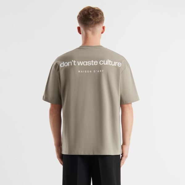 Don't Waste Culture Cleo T-shirt Licht Groen
