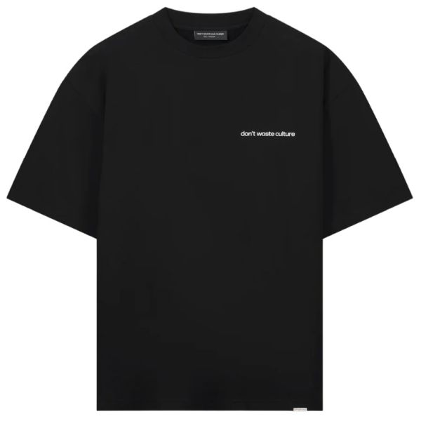 Don't Waste Culture Cleo T-shirt Zwart