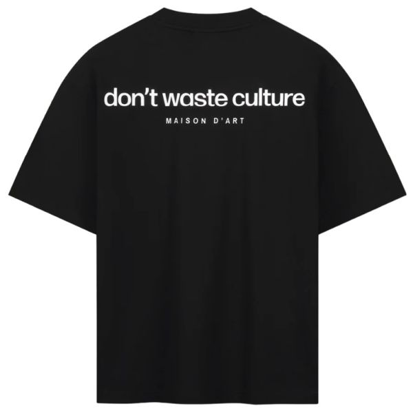 Don't Waste Culture Cleo T-shirt Zwart