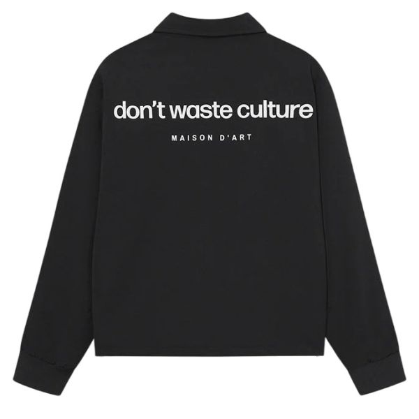 don't waste culture jacke zwart