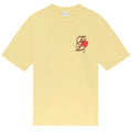 Drôle De Monsieur D Hibiscus Brodée T-shirt Geel
