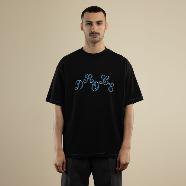 Drôle De Monsieur Drôle T-shirt Zwart