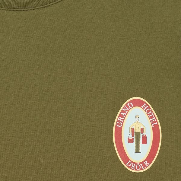 Drôle De Monsieur Groom T-shirt Donker Groen