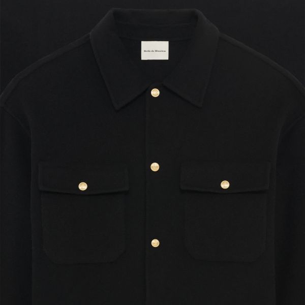 Drôle De Monsieur Laine Overshirt Zwart