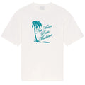 Drôle De Monsieur Slogan Palmiers T-shirt Off White