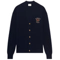 Drôle De Monsieur Slogan Rose Cardigan Navy