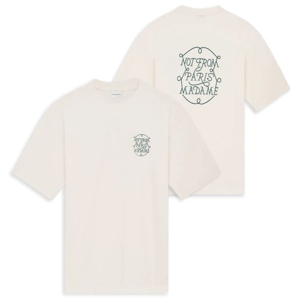 Drôle De Monsieur Slogan Tresses T-shirt Off White