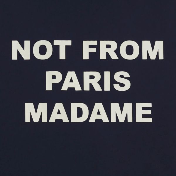 Drôle De Monsieur Slogan Vest Navy