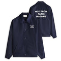 Drôle De Monsieur Slogan Vest Navy
