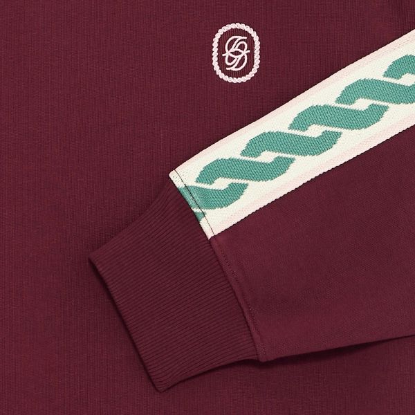 Drôle De Monsieur Tresses Sweater Bordeaux