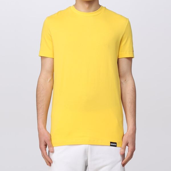 Dsquared2 Basic Logo T-shirt Geel
